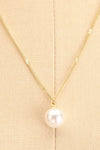 Sunday Gold Necklace w/ Pearl Pendant | Boutique 1861 close-up