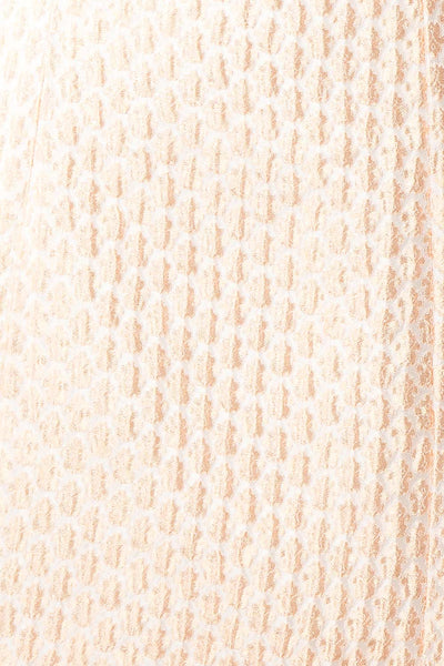 Suvi Short Pink Patterned A-Line Dress | Boutique 1861 texture