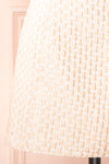 Suvi Short Pink Patterned A-Line Dress | Boutique 1861 bottom close-up