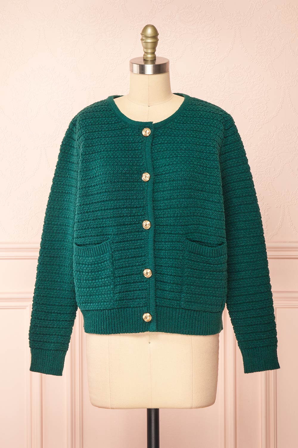 Suzie Green Oversized Knit Cardigan | Boutique 1861 front view