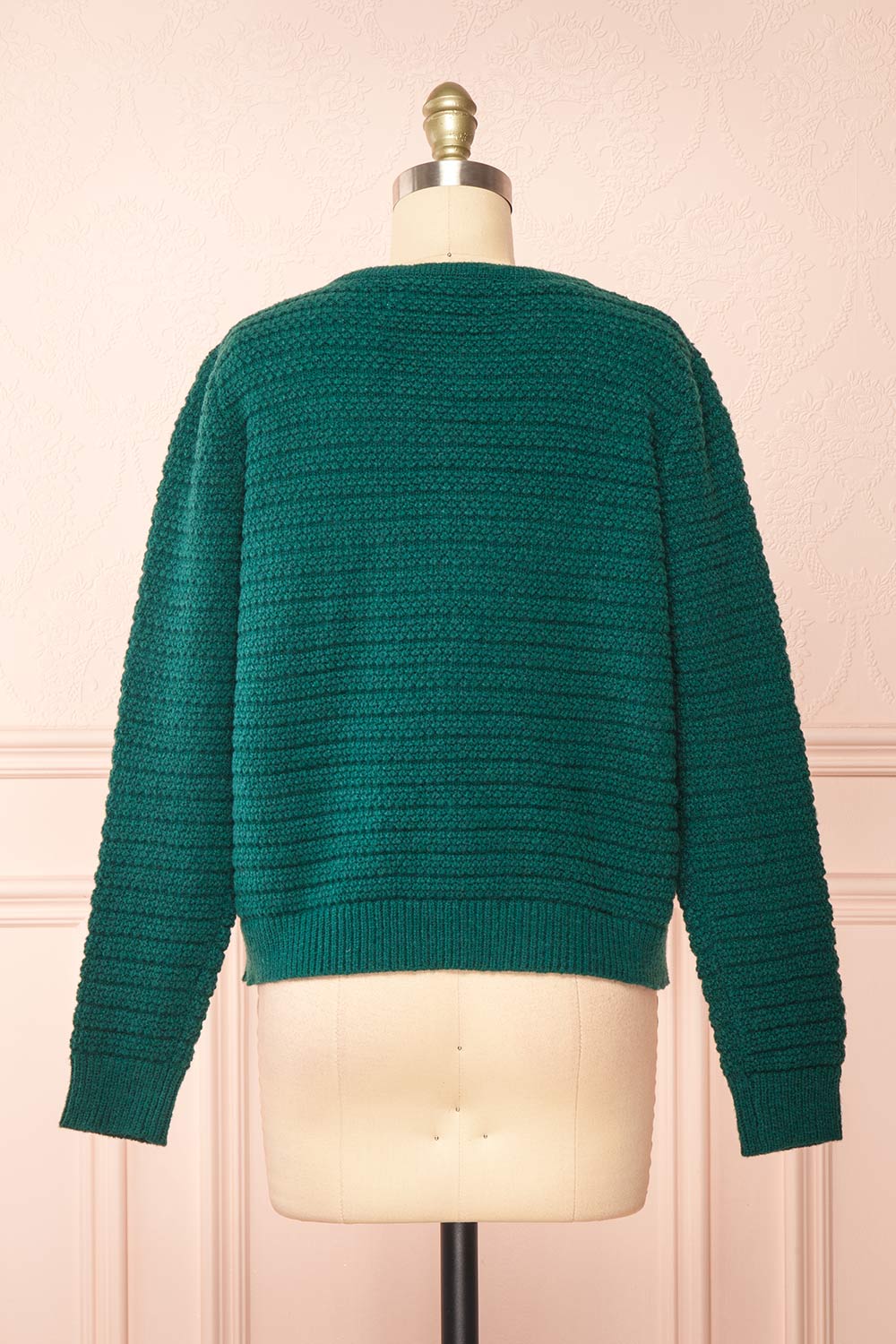 Suzie Green Oversized Knit Cardigan | Boutique 1861 back view