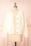 Suzie Ivory Oversized Knit Cardigan | Boutique 1861 open