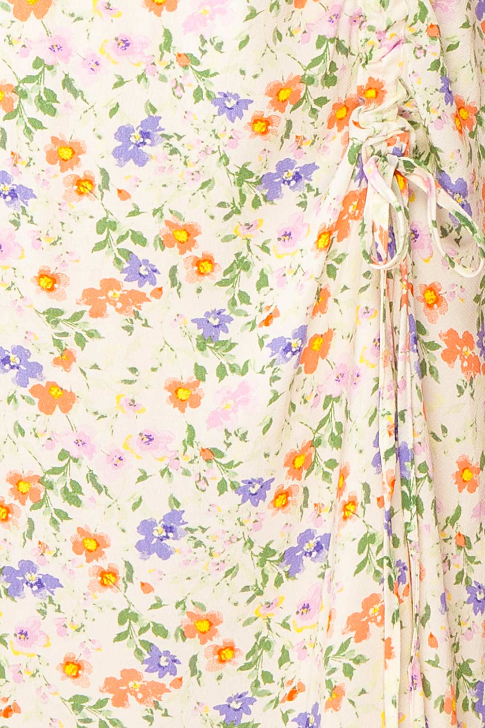 Svaana Midi Floral Skirt w/ Drawstring | Boutique 1861 fabric 