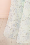 Taeyeon Mint Floral Maxi Dress | Boutique 1861 bottom