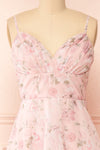 Taeyeon Pink Floral Maxi Dress | Boutique 1861  front