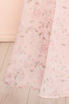 Taeyeon Pink Floral Maxi Dress | Boutique 1861  bottom