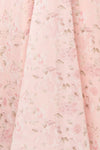 Taeyeon Pink Floral Maxi Dress | Boutique 1861  fabric