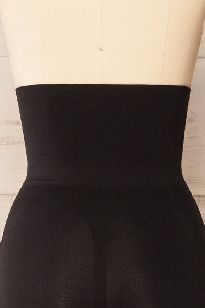 Talavera Black Shapewear Shorts | La petite garçonne back close-up