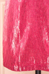 Talitha Short 2-Toned Shimmery Pink Dress | Boutique 1861 bottom