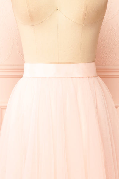 Telia Blush Tulle Maxi Skirt | Boutique 1861 front