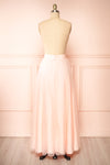 Telia Blush Tulle Maxi Skirt | Boutique 1861 back view