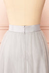 Telia Grey Tulle Maxi Skirt | Boutique 1861 back