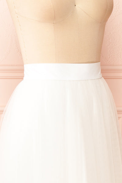 Telia White Tulle Skirt | Boudoir 1861 side