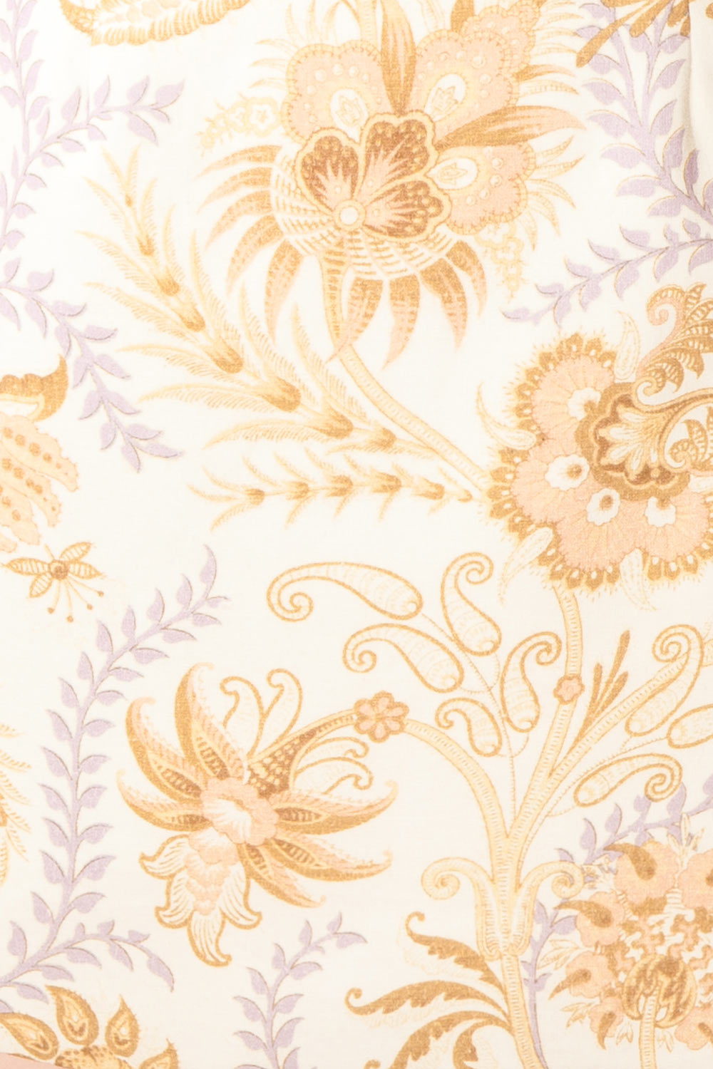 Thomasina Floral Short Dress with Lace-up Back | Boutique 1861 fabric 