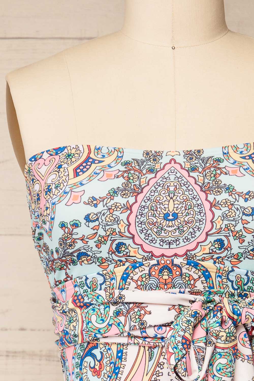 Tijuana One-piece Paisley Swimsuit | La petite garçonne front