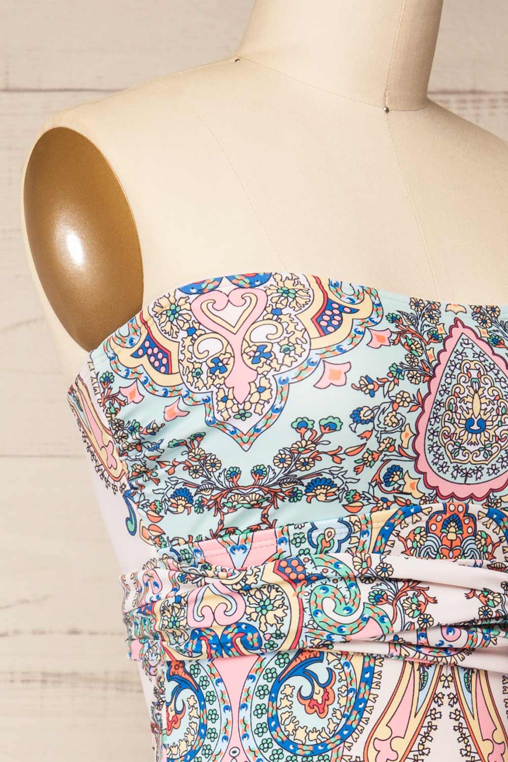 Tijuana One-piece Paisley Swimsuit | La petite garçonne side 