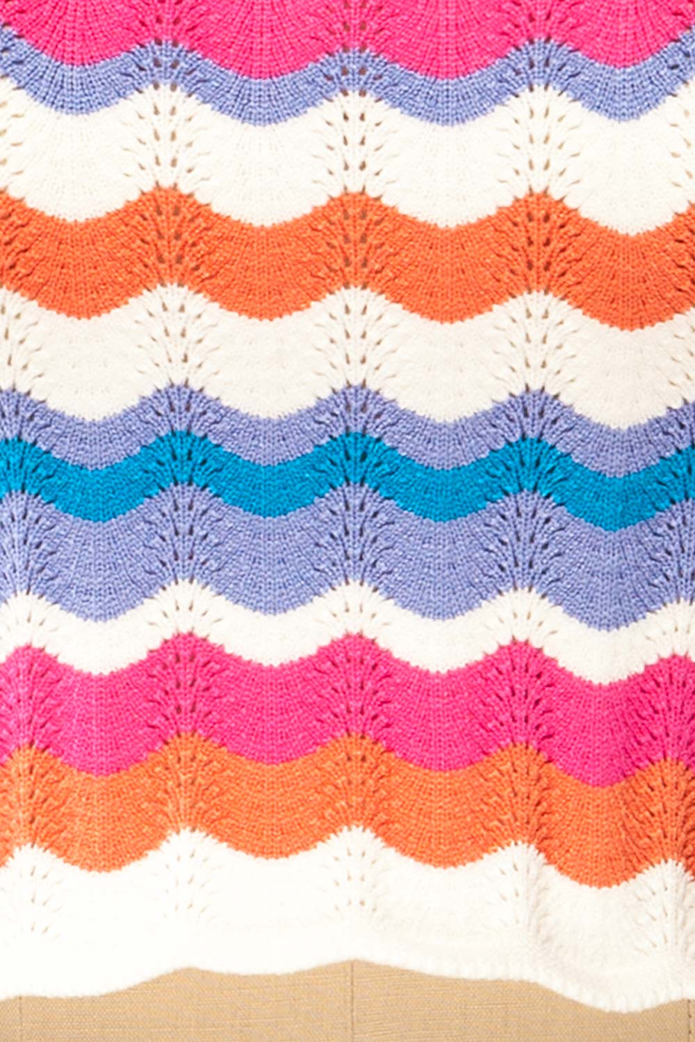 Timmins Knitted Colorful Tank Top | La petite garçonne  fabric 