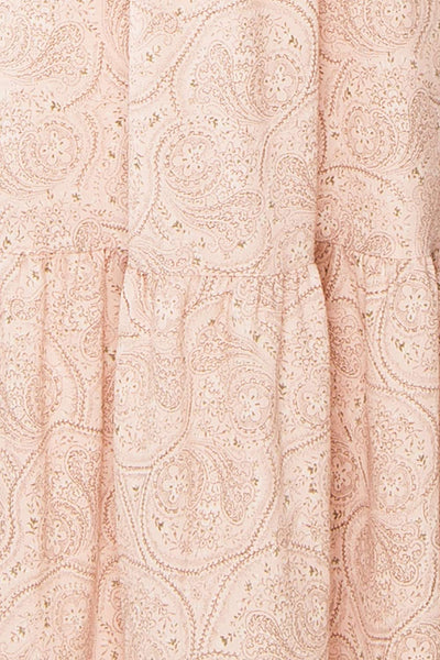 Ting Pink Paisley Maxi Dress | Boutique 1861 fabric