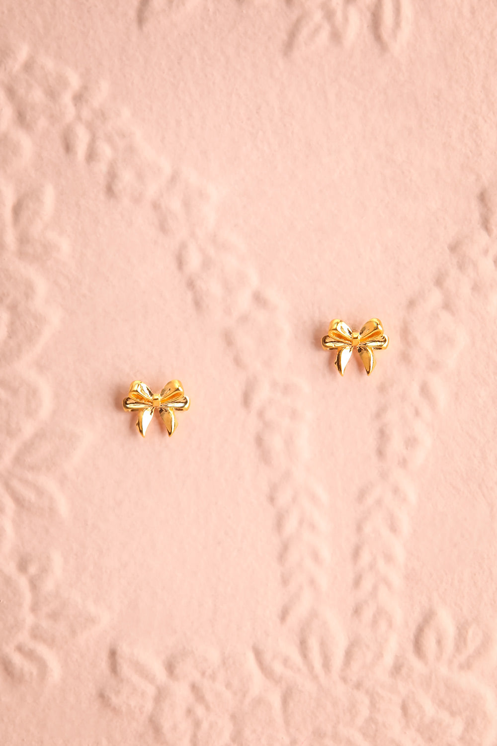 Tiresia Gold Bow Stud Earrings | Boutique 1861