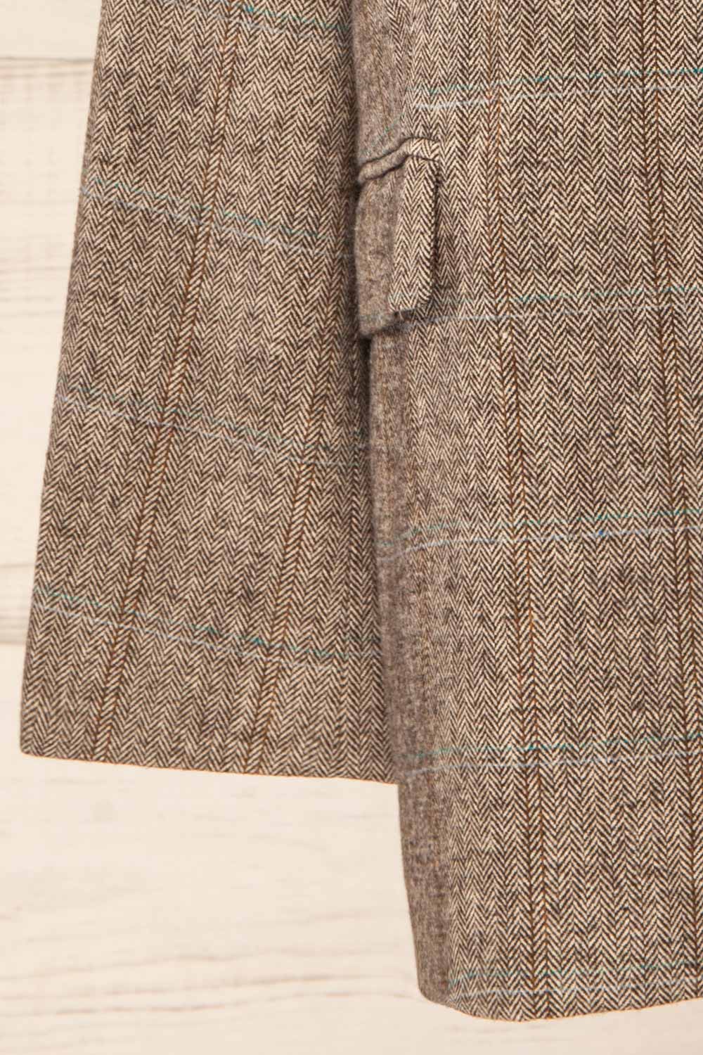 Tonota Oversized Chevron Blazer | La petite garçonne sleeve 