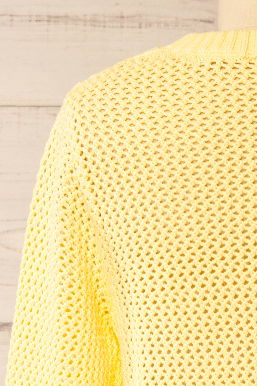 Tordham Light Yellow Knitted Sweater | La petite garçonne