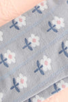 Torri Blue Floral Crew Socks | Boutique 1861 detail