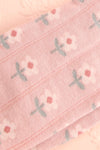 Torri Pink Floral Crew Socks | Boutique 1861 close-up