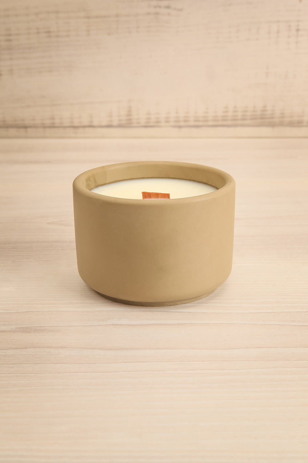 Montreal Refillable Candle | Maison garçonne beige