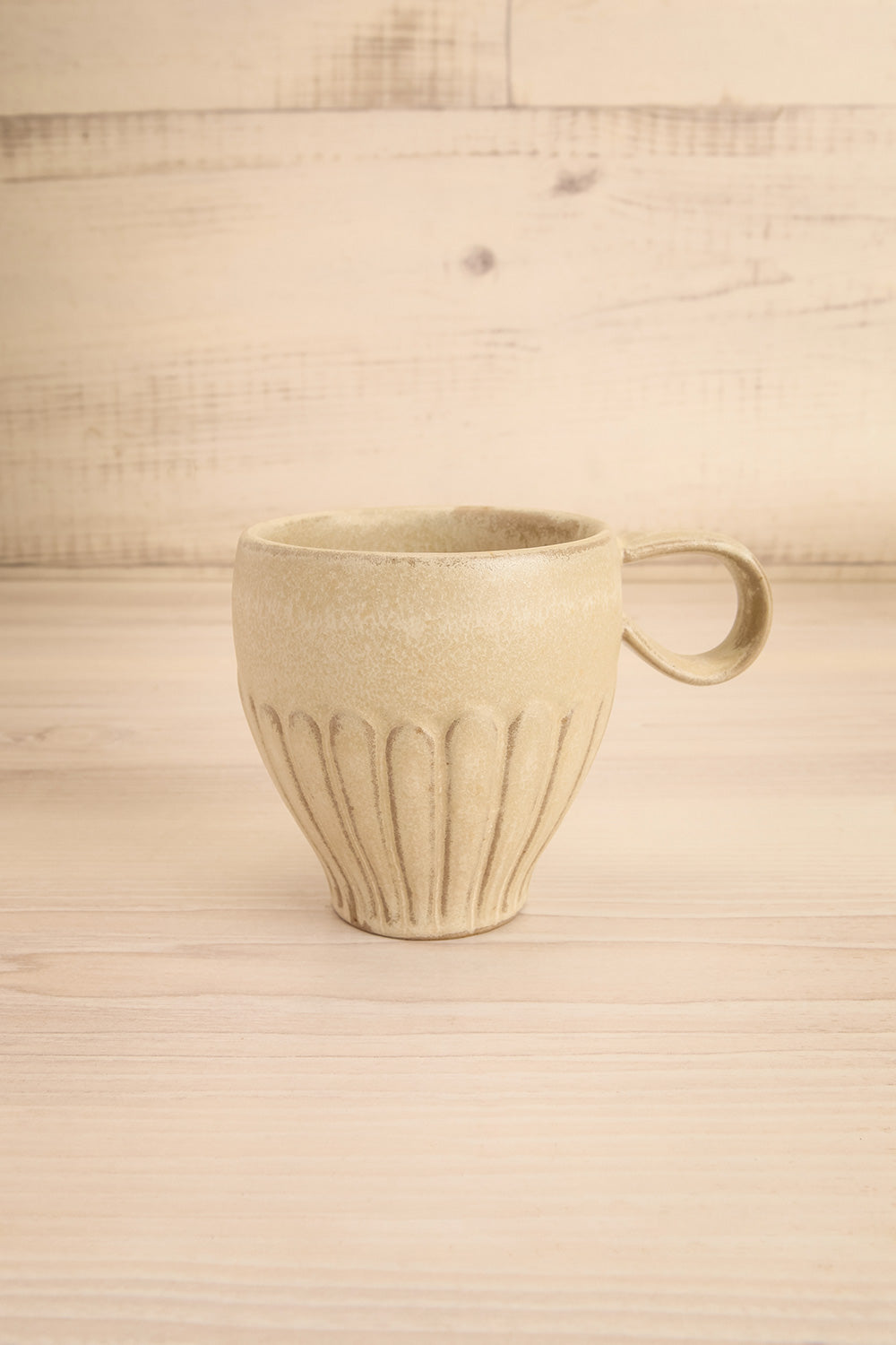 Tournesol Stoneware Mug with Organic Texture | Maison garçonne view