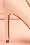 Trenta Ivory Pointed Toe Heels | Boudoir 1861 side back close-up