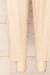Trincao Beige Linen Pants with Drawstrings | La petite garçonne  bottom