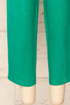 Trincao Green Linen Pants with Drawstrings | La petite garçonne bottom
