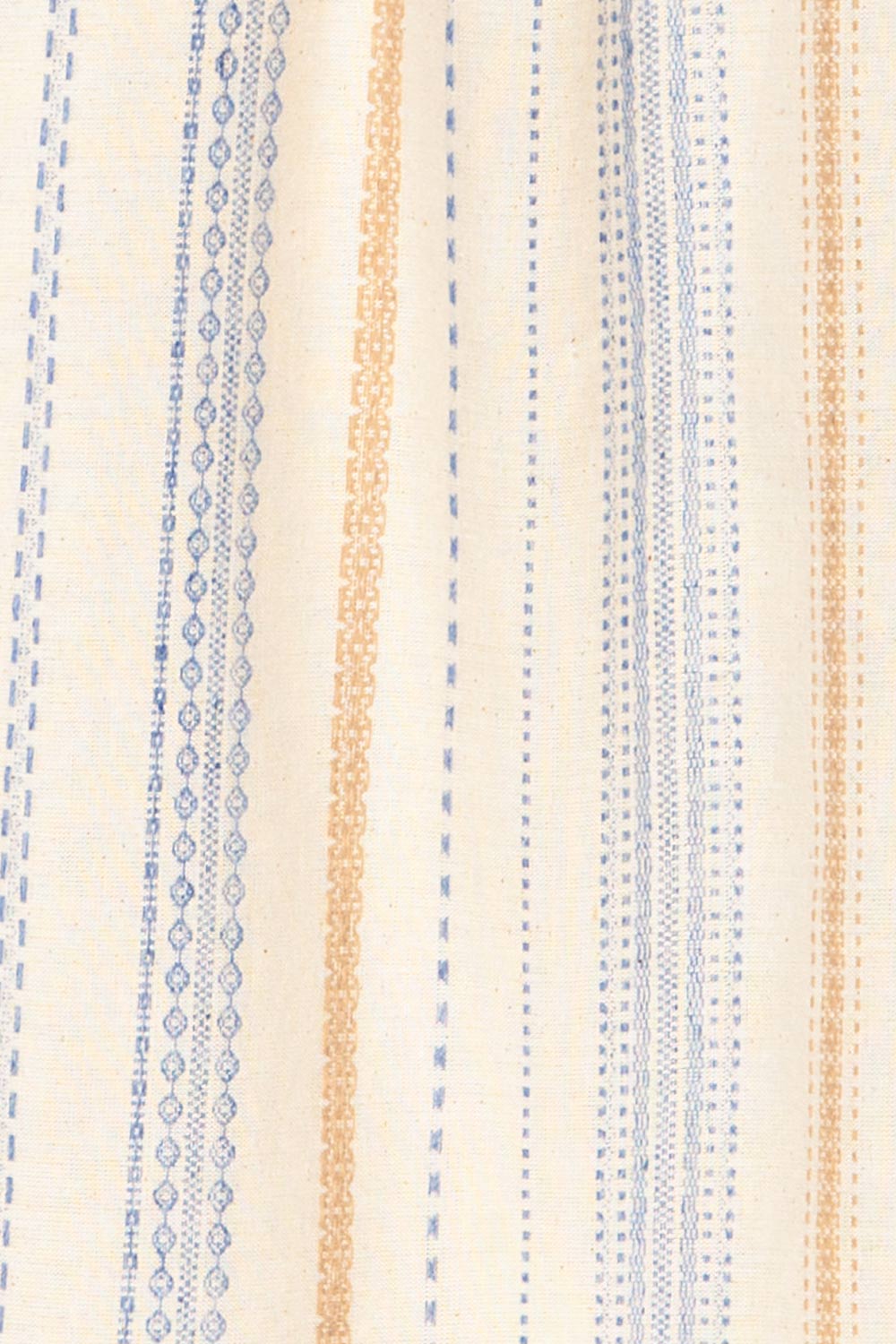 Tubah Blue Long Sleeves Striped Button-Up Shirt | La petite garçonne fabric 