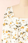 Tuline Short Floral Babydoll Dress | Boutique 1861 front close-up