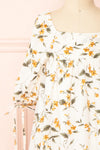 Tuline Mini Short Floral Babydoll Dress | Boutique 1861 front close-up