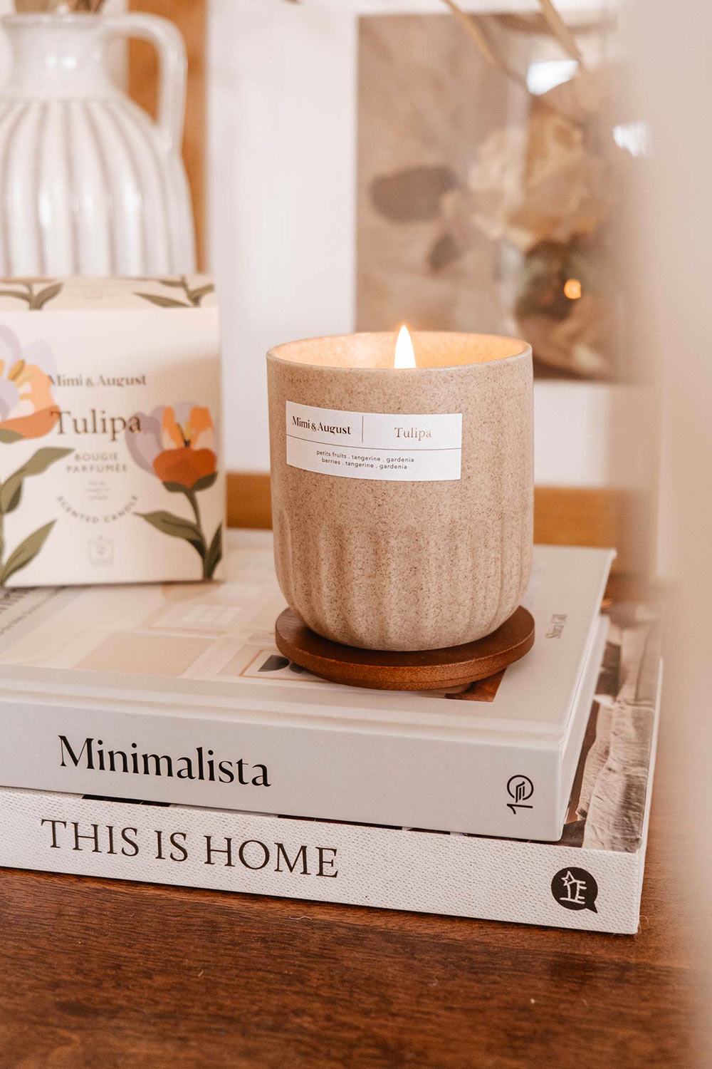Tulipa Reusable Candle - 3 Options | Maison garçonne large lifestyle