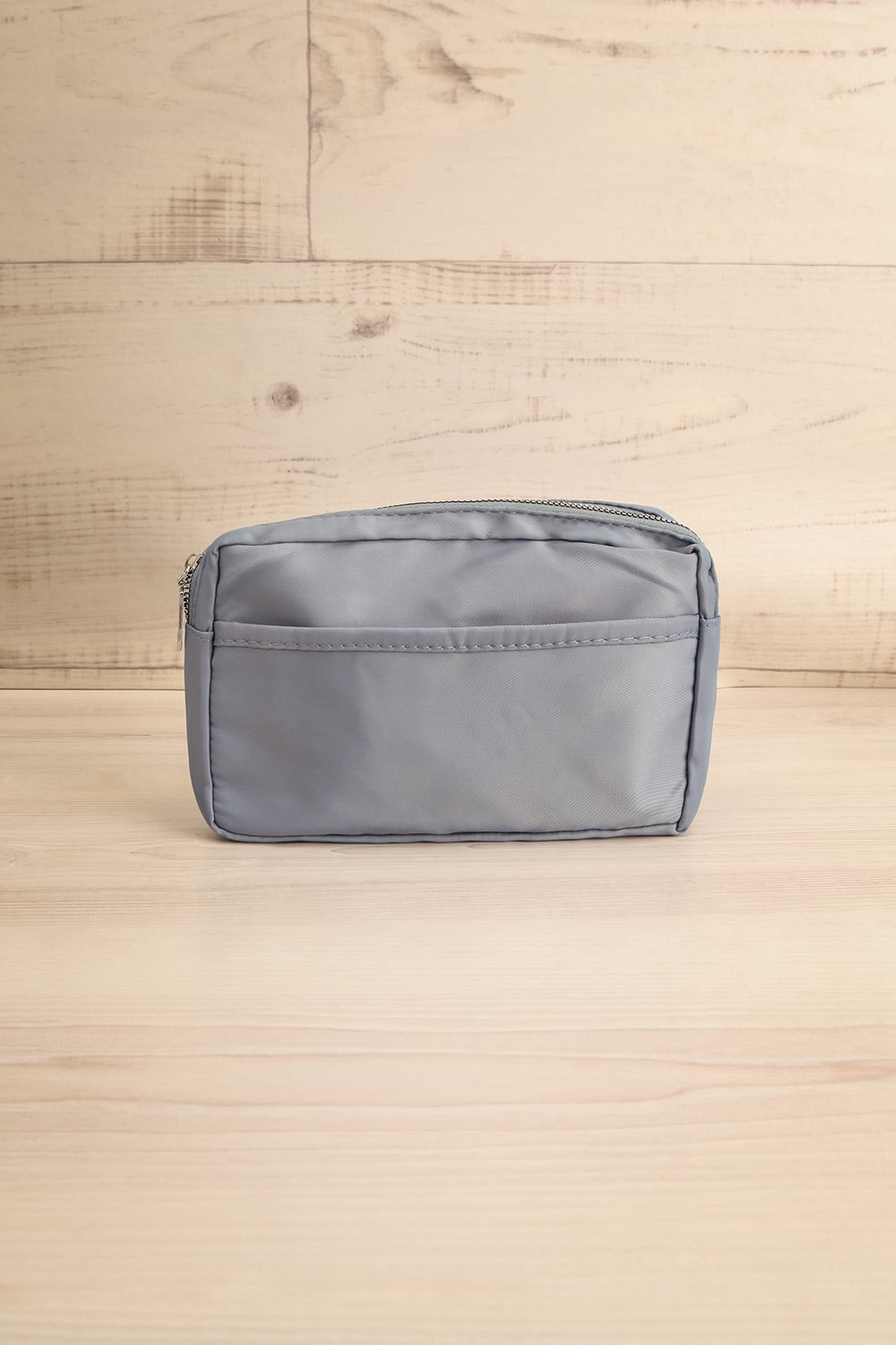 Tumkur Blue Adjustable Belt Bag | La petite garçonne front view