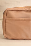 Tumkur Brown Adjustable Belt Bag | La petite garçonne front close-up