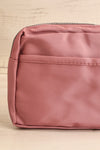 Tumkur Mauve Adjustable Belt Bag | La petite garçonne front close-up