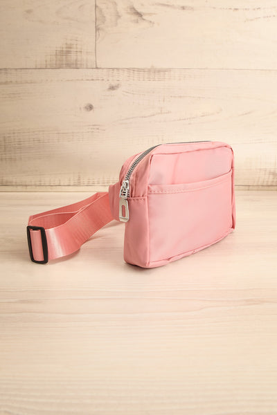 Tumkur Pink Adjustable Belt Bag | La petite garçonne side view