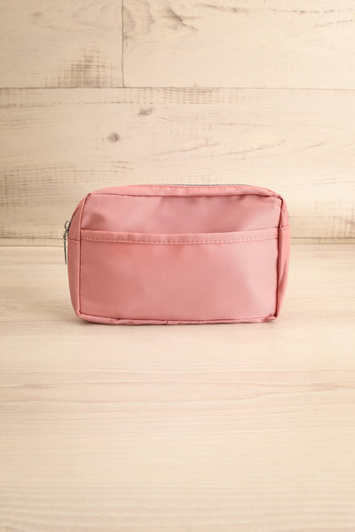 Tumkur Pink Adjustable Belt Bag | La petite garçonne front view