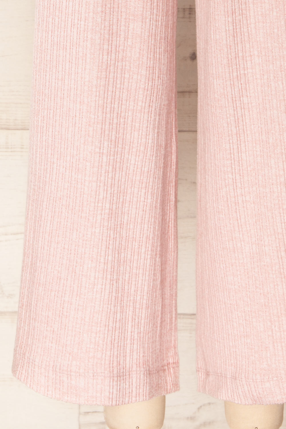 Tunis Pink Ribbed Knit Pants | La petite garçonne bottom