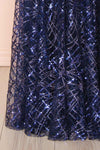 Tyffen Navy Sequin Maxi Dress | Boutique 1861 bottom