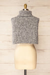 Tyrol Grey Soft Knitted Pullover Scarf | La petite garçonne back view