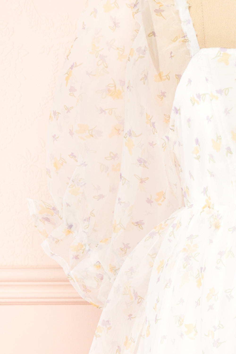 Ulysses Short Floral Babydoll Dress | Boutique 1861 sleeve