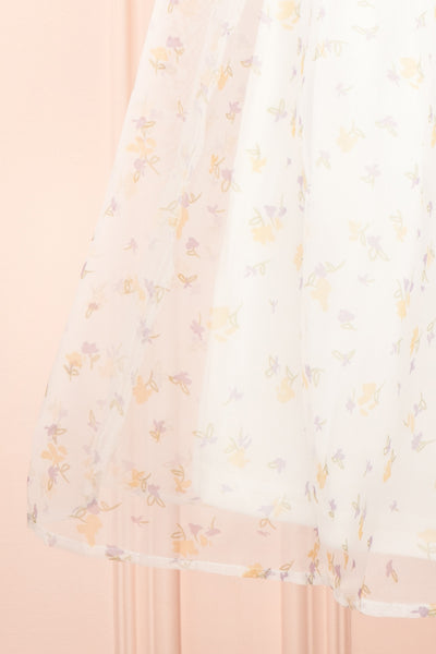 Ulysses Short Floral Babydoll Dress | Boutique 1861 bottom close-up