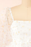 Ulysses Short Floral Babydoll Dress | Boutique 1861 front close-up