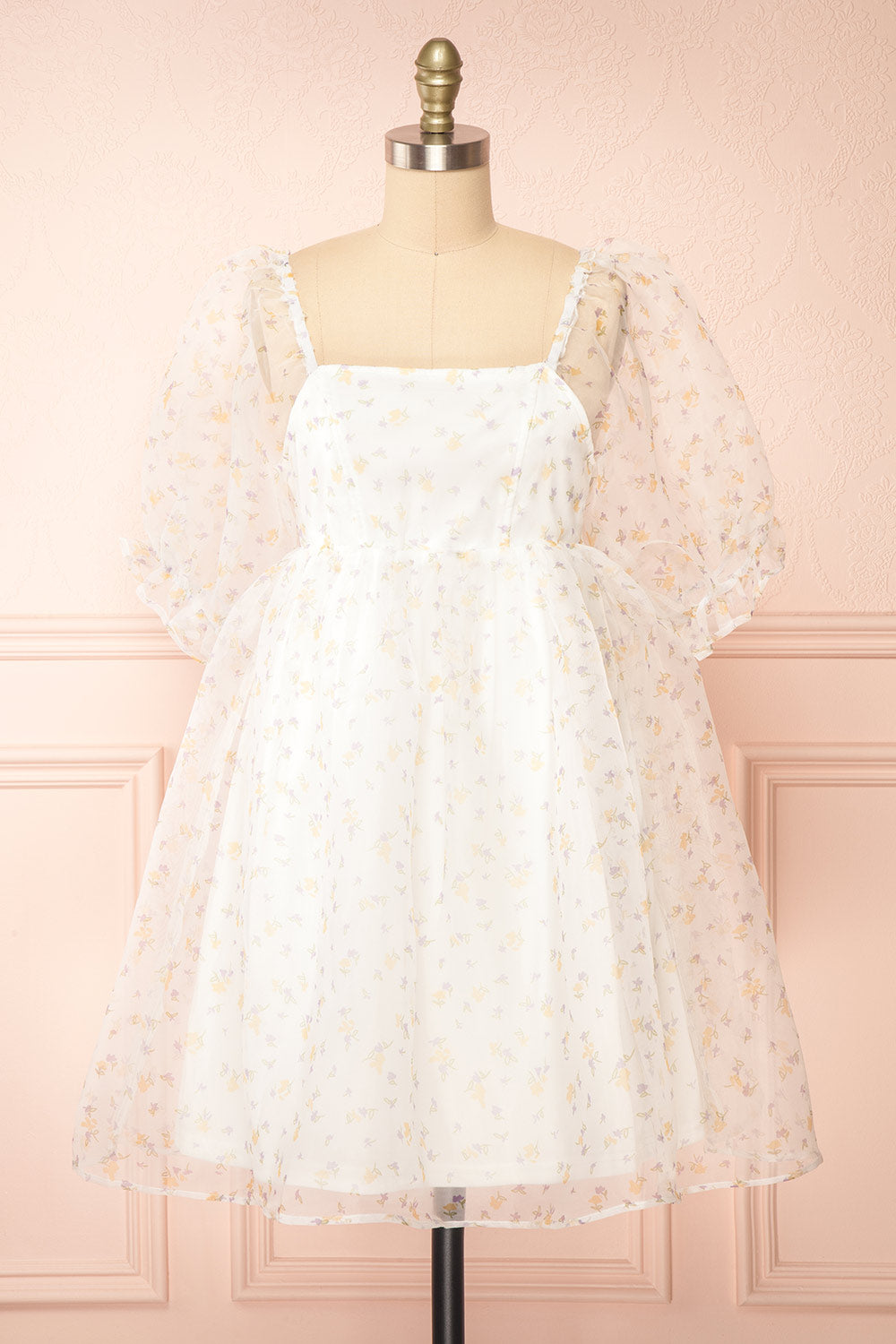 Ulysses Short Floral Babydoll Dress | Boutique 1861 front view