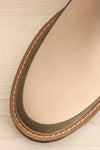 Valenttia Beige Chelsea Faux-Leather Boots | La petite garçonne  flat close-up