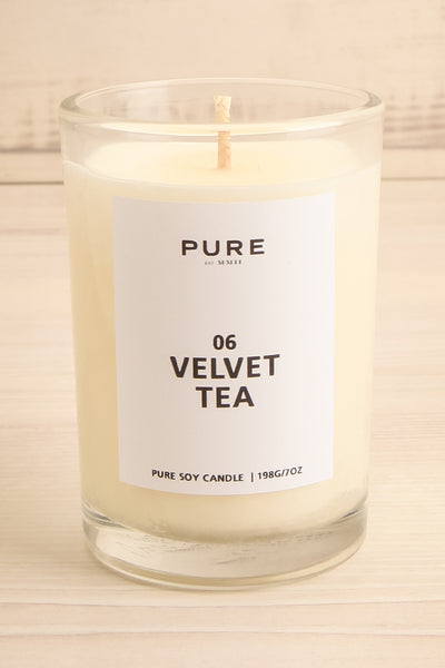 Velvet Tea Candle | Maison garçonne close-up